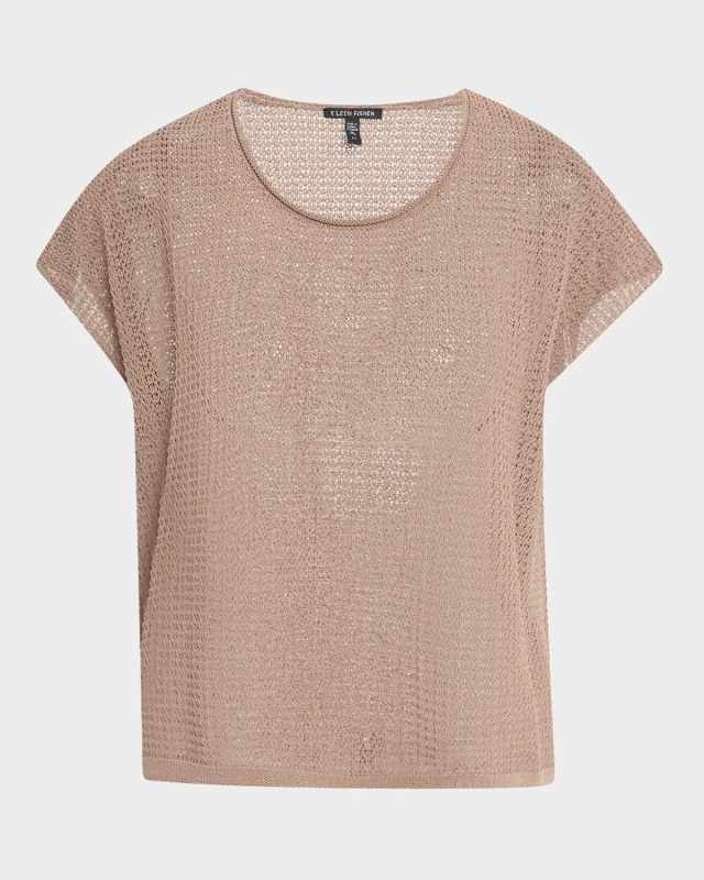 Crewneck Organic Cotton Cord Sweater